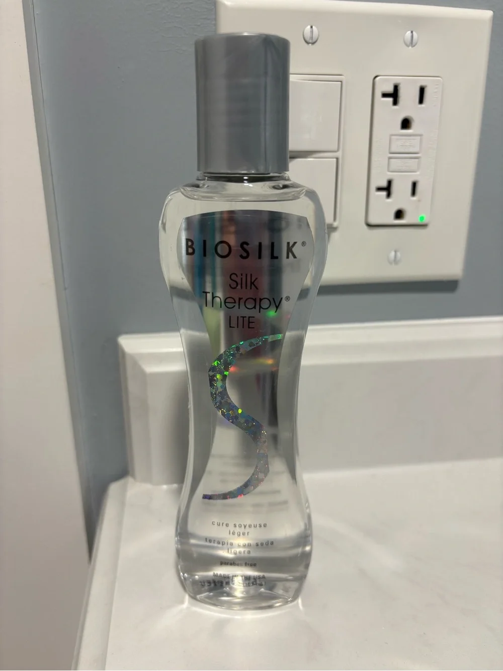 Biosilk Silk Therapy Lite Hair Oil - Clear Bottle with Silver Cap